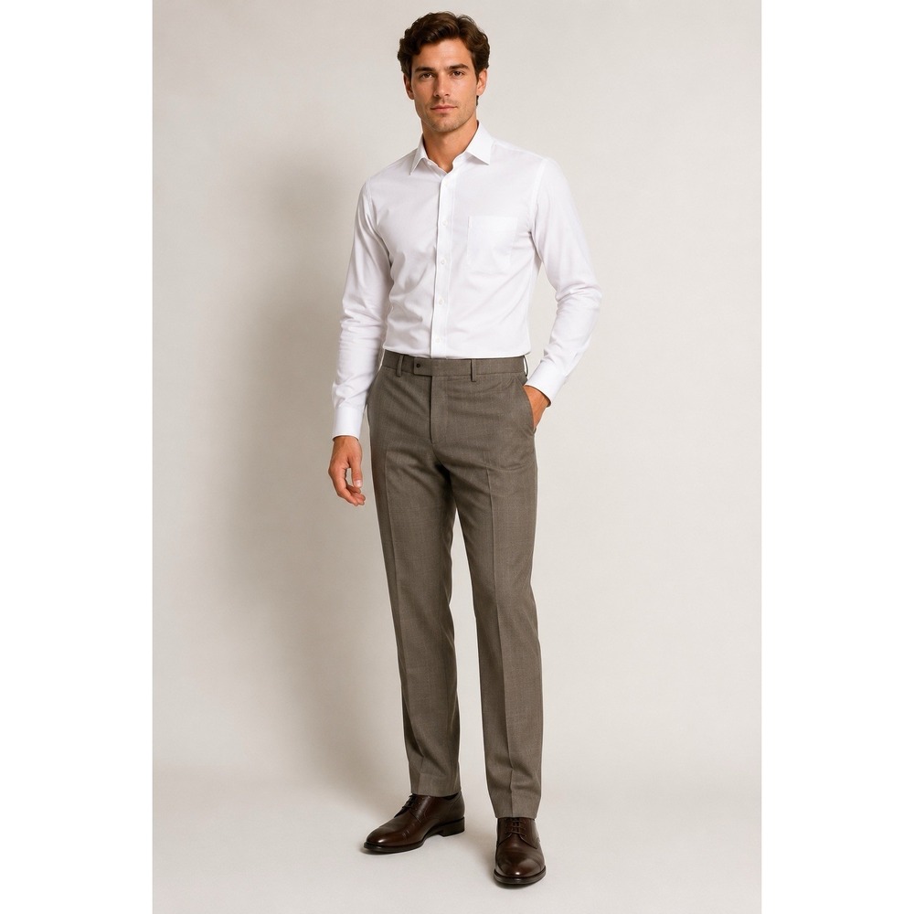 NWT Perry Ellis Portfolio Modern Fit Dress Pants Men's 32x32 Rain Drum Flex